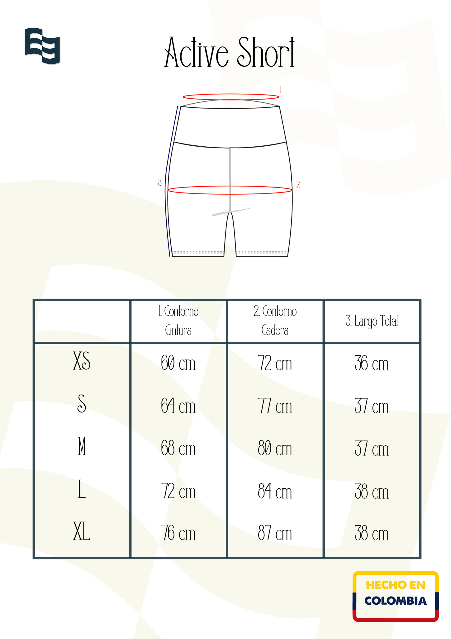 Active Biker Shorts Negro