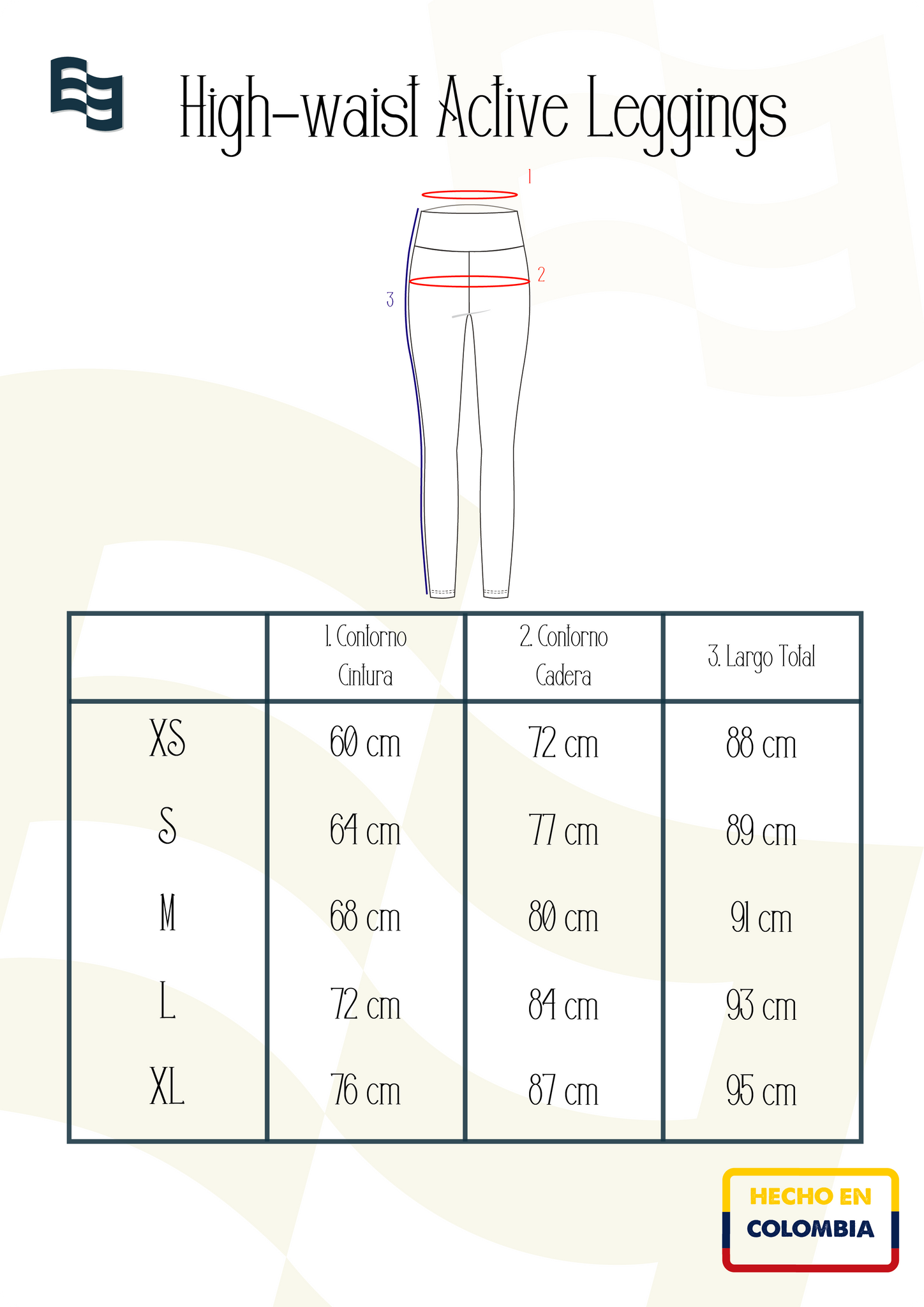High-waist Active Leggings Taupe Gloss