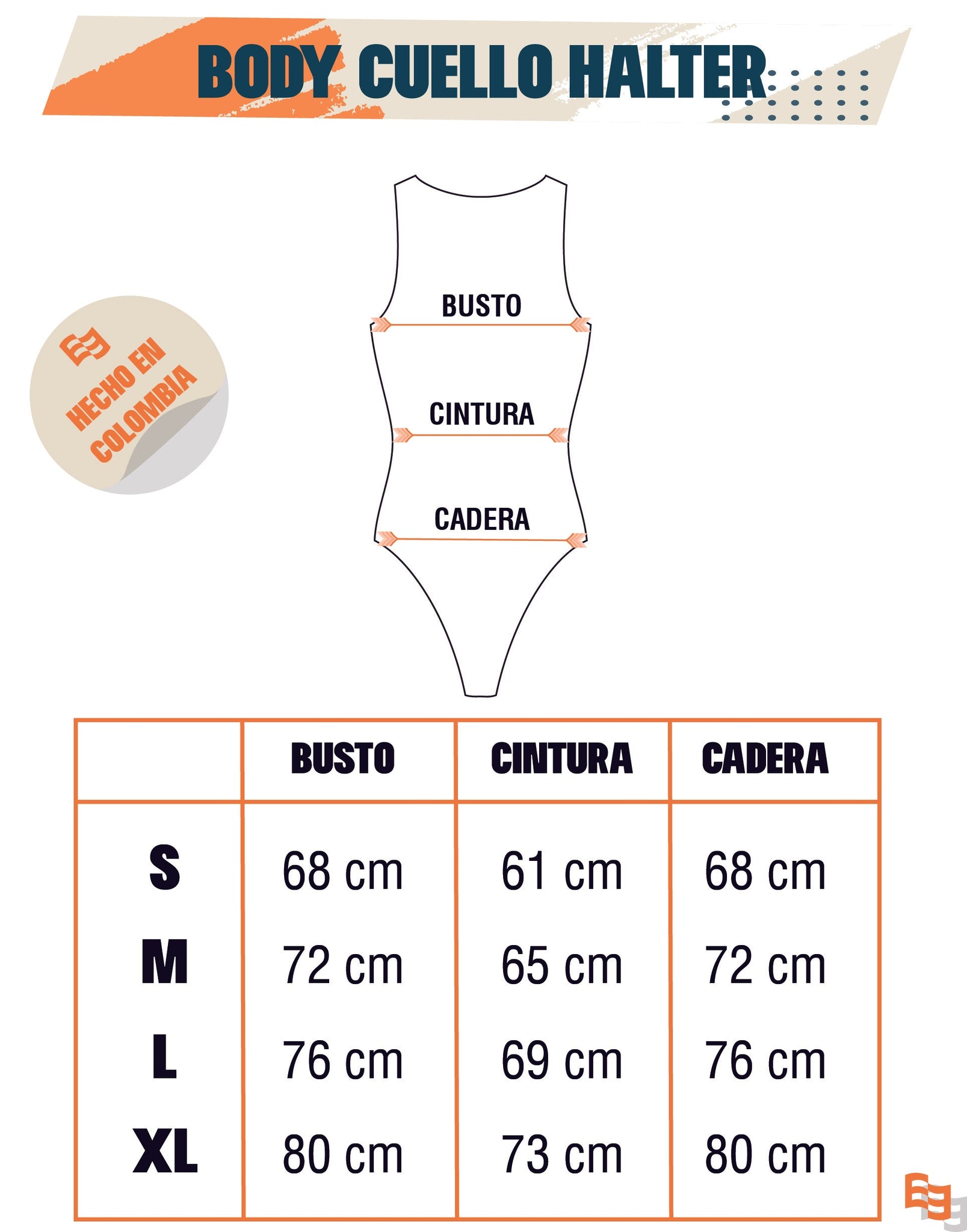 Body Halter Negro
