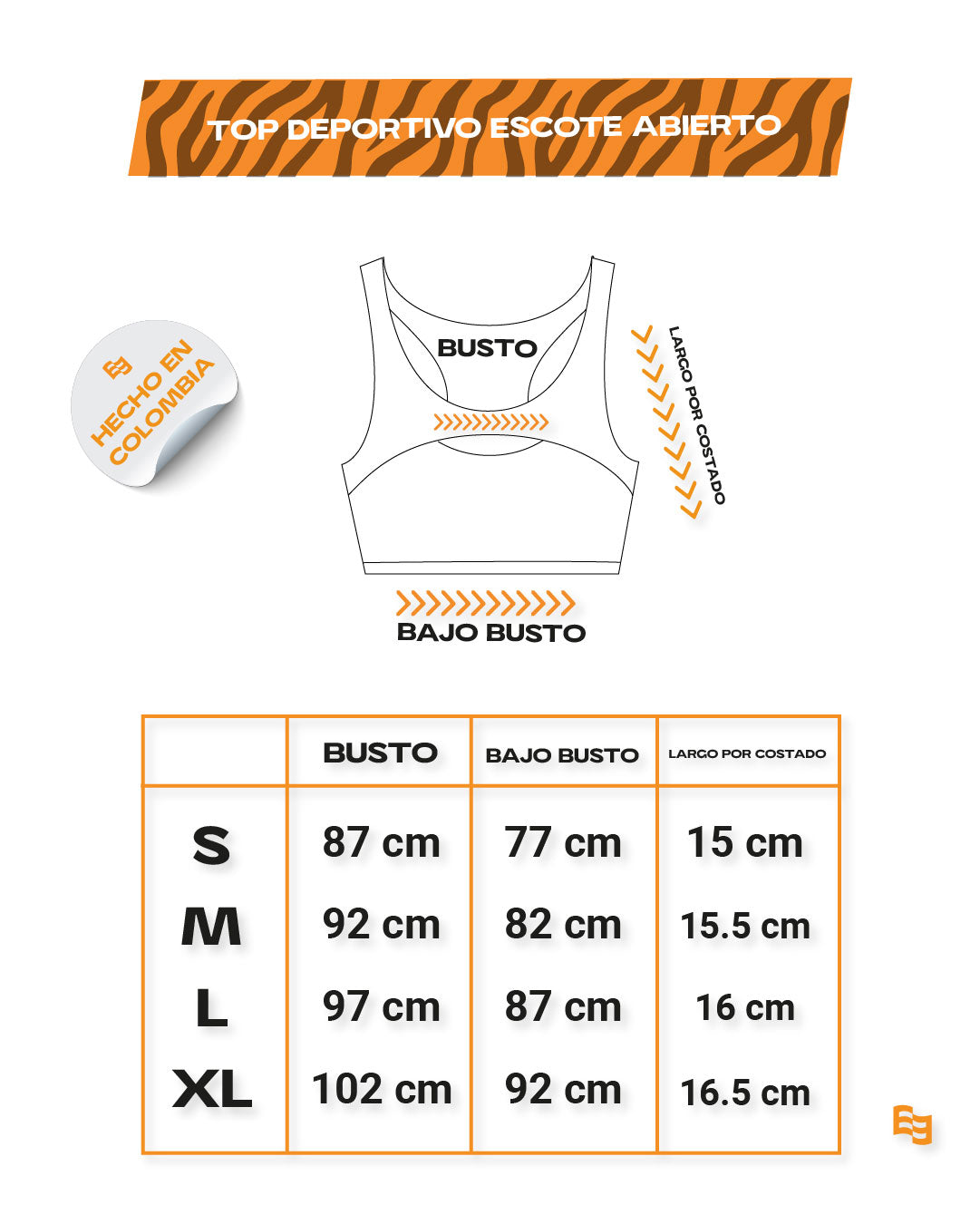 Top Deportivo Escote Abierto Beige